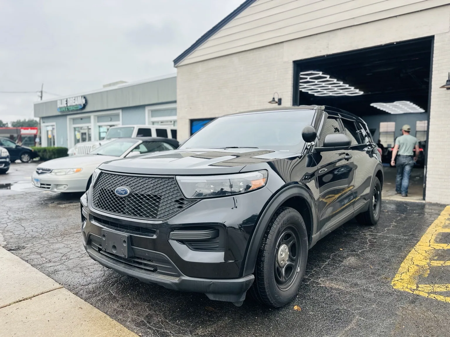 Black SUV at E.S.D. workshop