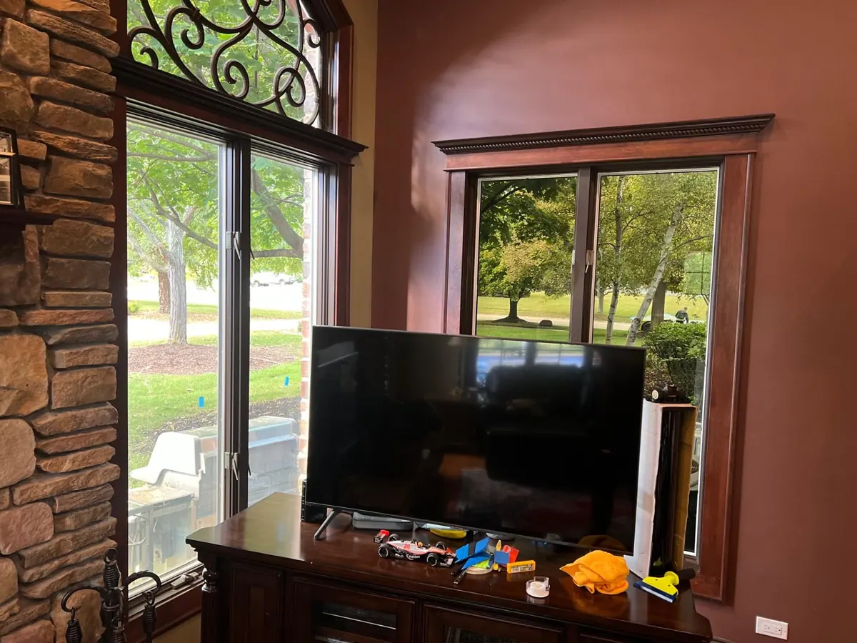 Residential window film materials and project.